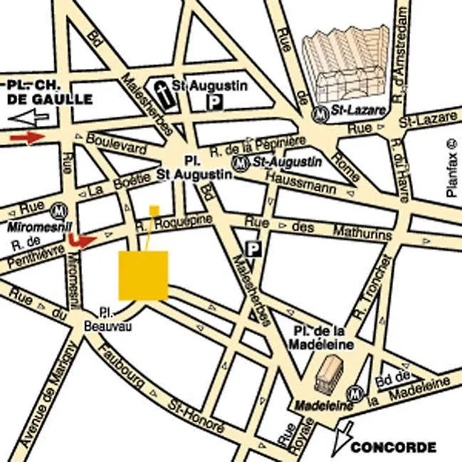 Hotel Haussmann Saint Augustin Paris